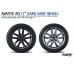 tuix 17 dark gray alloy wheels set hyundai elantra 2015-17